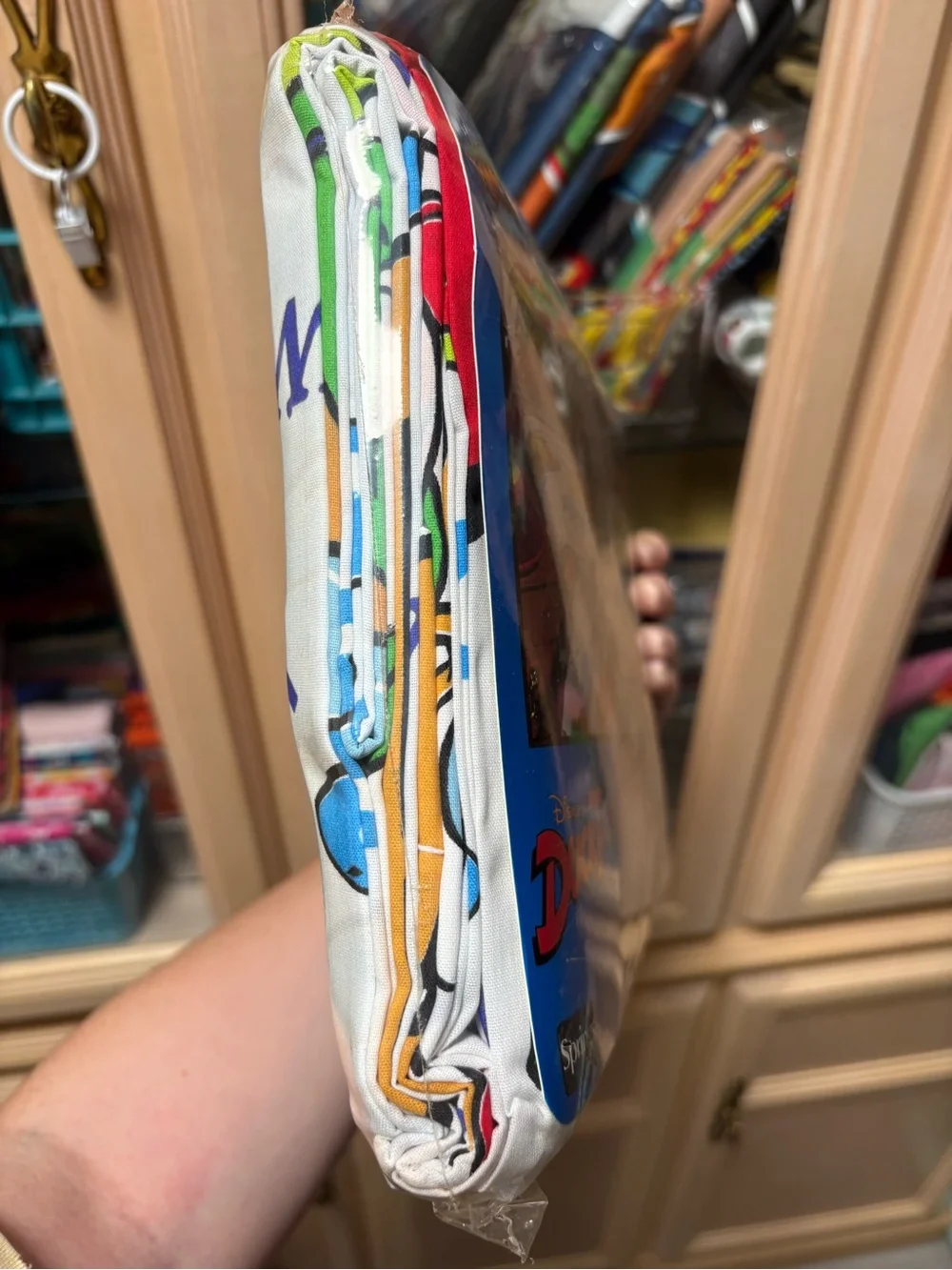 Disney DuckTales Twin Bed Sheet Set - Blue, Red, Green, Orange
